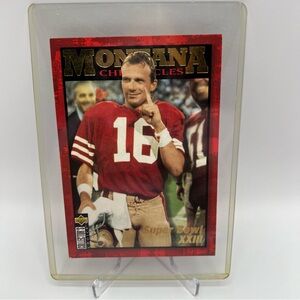 Upper Deck NFL Joe Montana Chronicles Super Bowl XXIII JM7 Collector’s Choice‎